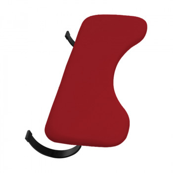 ergonomische Armauflagen für schreibtische computertische pc-tische stehpulte hier in rot AA-R0-09